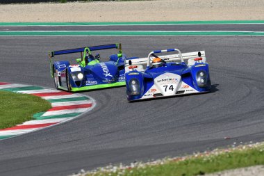 Scarperia, 5 Nisan 2024: Reynard 01Q yılı 2000 Mugello Classic 2024 'te İtalya' daki Mugello Pisti 'nde.