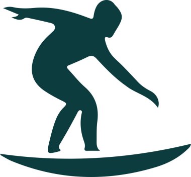 Minimalist bir kayakçı silueti, kış sporları logoları ve aktif yaşam tarzı markaları için mükemmel..