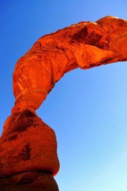 Kumtaşı oluşumları, Utah. ABD. Güzellik manzarası.