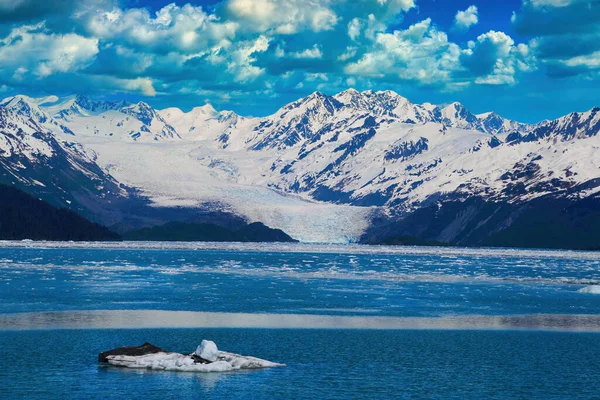 Ледник Водная Гора Небо Облака Снег — стоковое фото