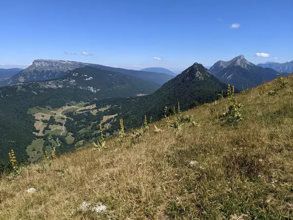 Alpler yürüyüş manzarası sunar: la pointe de la galopaz