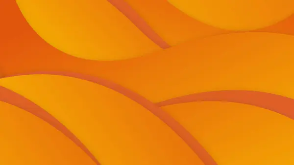 Fond Vectoriel Géométrique Ondulé Avec Couleur Orange — Image vectorielle