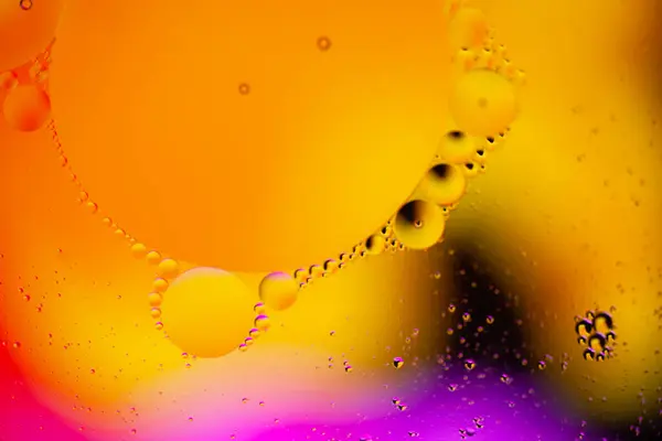 Kabarcıklı arkaplan, suda yağ