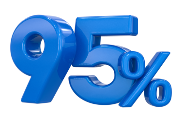 3B Render 95 Off% Blue