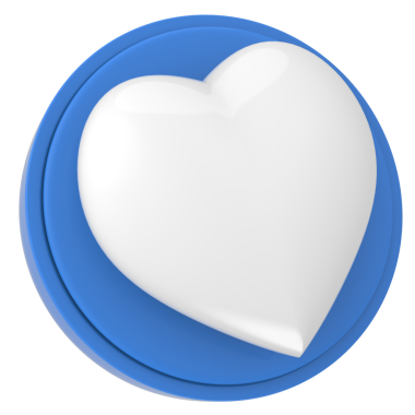 Kalp kırmızısı 3D Sevgililer Günü için hazırlanıyor