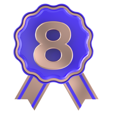 Birincilik simgesi için 3D altın madalya 