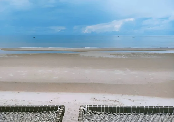 Путешествие Морю Хуа Хин Красивые Песчаные Пляжи Чистая Вода — стоковое фото