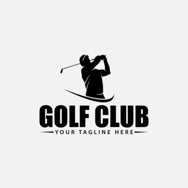 Golf Rozeti ve Logo Şablonu Tasarımı 