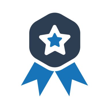 Rozet vektörü renk simgesi