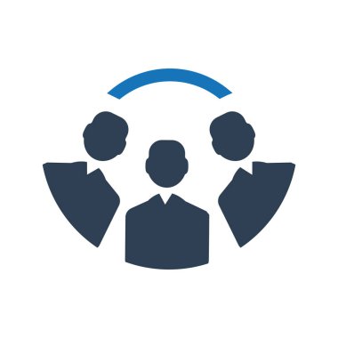 İş ve finans simgesinin vektör illüstrasyonu