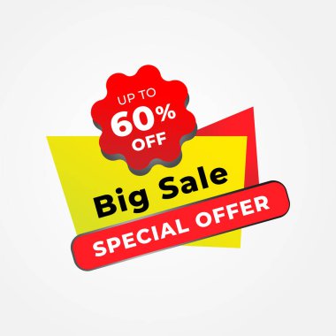 Büyük satış afişi şablonu