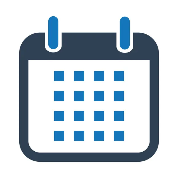 Takvim simgesi vektör illüstrasyonu