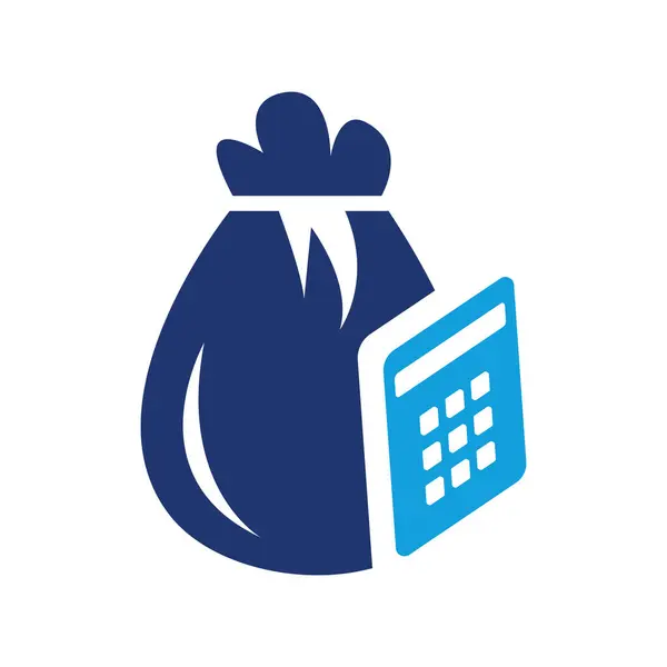 Kişisel Bütçe simgesi vektör çizimi