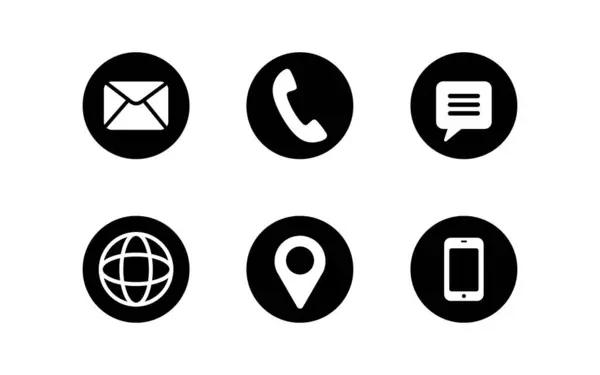 Simge vektör çizimi ile bağlantı kurun. İletişim işareti