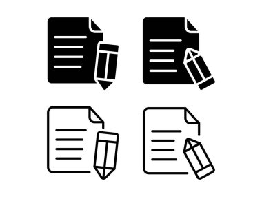 İçerik Simgesi tasarım vektör çizimi. Dijital Pazarlama Simgesi