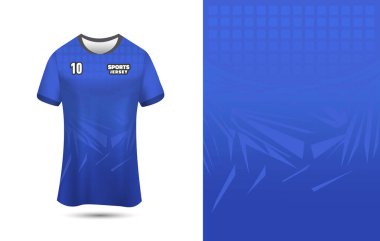 Futbol, Futbol, Koşu ve Yarış için spor forması tasarımı şablonu. Üst Düzey Yazdırma için Özelleştirilebilir Jersey Arkaplanı.
