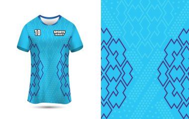 Süblimleşme Spor Jersey Tasarım Vektörü. Süblimleşme Yazdırma için özelleştirilebilir Jersey tasarımı.