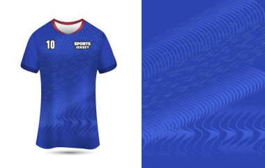 Süblimleşme Spor Jersey Tasarım Vektörü. Süblimleşme Yazdırma için özelleştirilebilir Jersey tasarımı