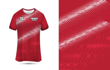 Süblimleşme Spor Jersey Tasarım Vektörü. Süblimleşme Yazdırma için özelleştirilebilir Jersey tasarımı
