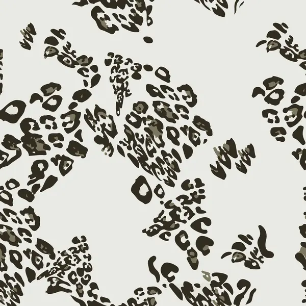 Leopar desenli vektör kusursuz. Kumaş, kağıt ve giysiler için modaya uygun bir geçmiş. Hayvan deseni.