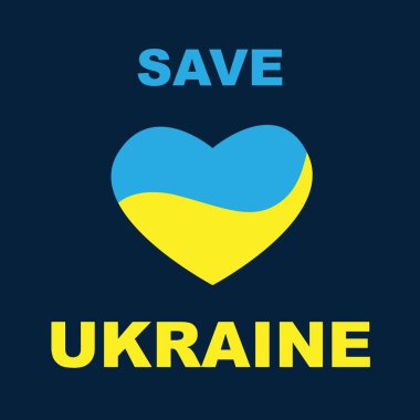 Ukrayna savaşta. vektör çizim
