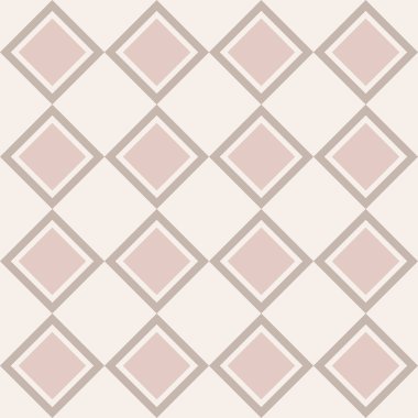 Kusursuz geometrik, bej arka planda bej desenli. Vektör illüstrasyonu