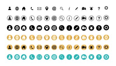 Web simgesi seti, simge seti, Simge, Simge, Ev, konum, çağrı, adres, adres, dünya, sohbet, mesaj, telefon, bilgi