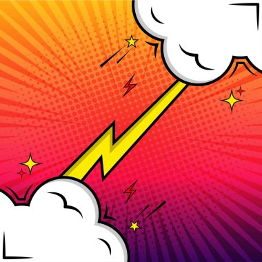 pop art retro komik arkaplan resmi