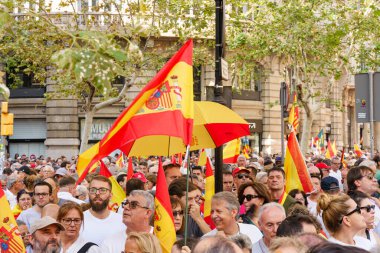 Barselona, İspanya. 8 Ekim 2023 Gösteri: 