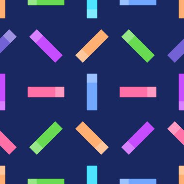 Renkli yer imi koyu arkaplansız desen