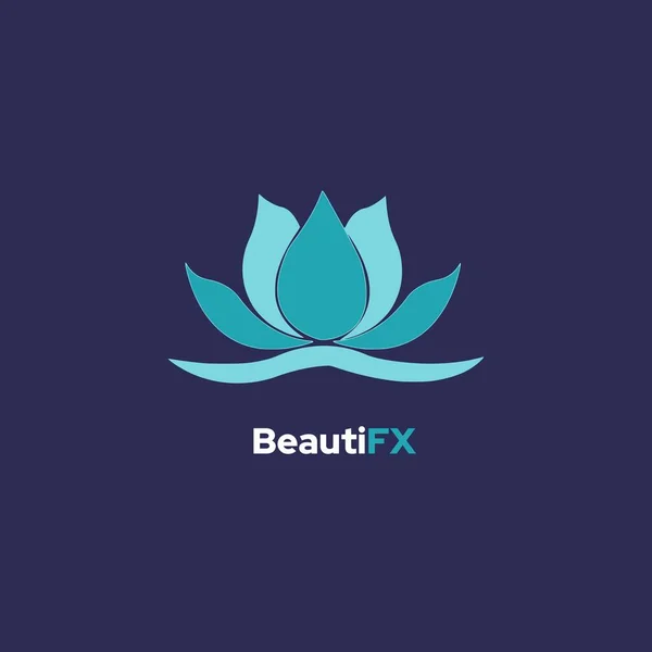 BeautiFX - Güzellik salonu logo tasarım şablonu. Spa ve masaj logosu kavramı