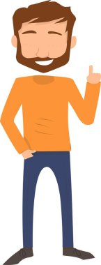 Mavi tişörtlü ve kot pantolonlu bir adamın resmi..