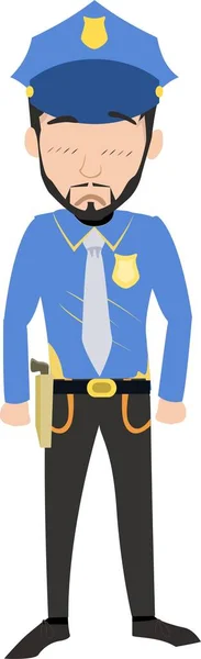 Sıradan giyinmiş bir polis memurunun resmi.