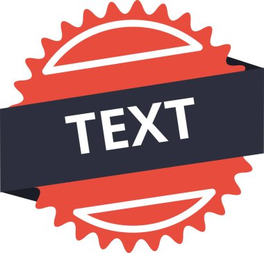 Amblem: Basit Vektör Biçiminde Geleneksel Rozet