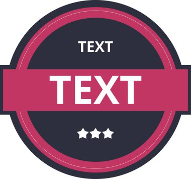 Temel Rozet Simgesi: Basit ve Fonksiyonel Vektör Tasarımı