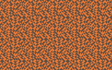 Soyut turuncu desen arkaplan ya da doku kullanmaya hazır. Turuncu arka planda soyut geometrik keskinlikler içeriyor. Turuncu değişken.