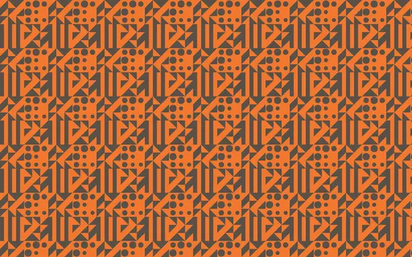 Ready to use abstract orange pattern background or texture. Contains abstract geometric shapes in orange backdrop. Orange variant.