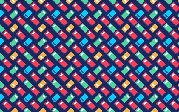 Kitap şablonu arkaplanı ya da dokusu kullanmaya hazır. Koyu arkaplan üzerinde renkli defterler içerir.