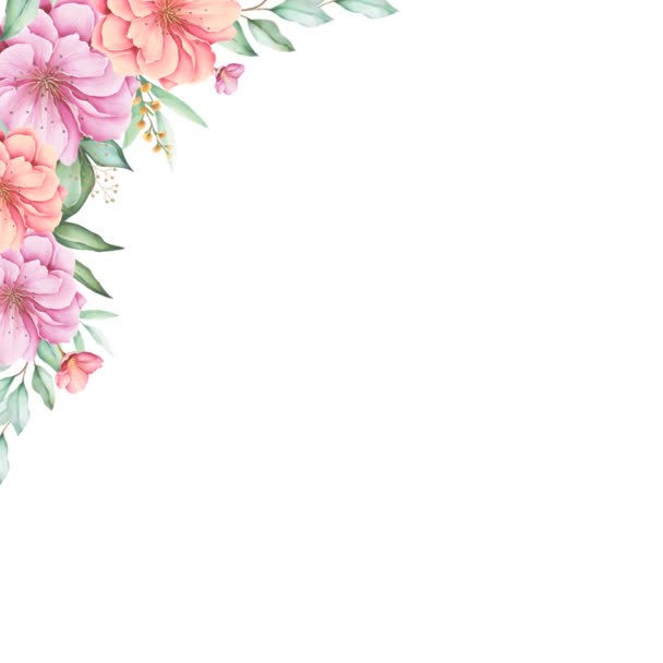 Animación Del Marco Floral Invitación Boda Follaje Flores Botánicas Marcador — Vídeos de Stock