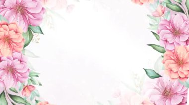 Pembe Çiçekler Yeşil Sınır Bırakıyor