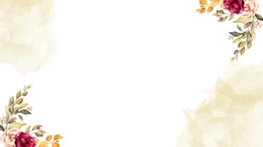 Sarı Çiçek Düğün Arkaplanı