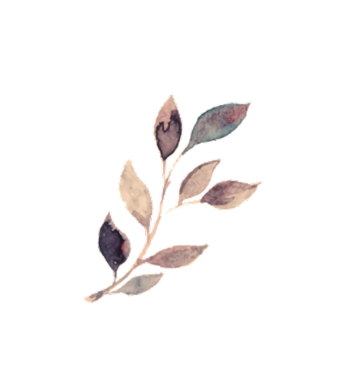 Siyah arkaplanda suluboya yaprak çizimi, tasarım ve dekor için mükemmel