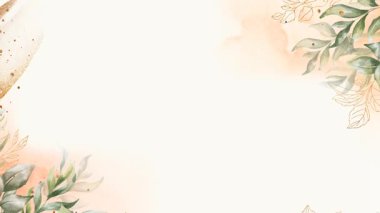 Zarif çiçek tasarımı. Etrafı altın ve krem renklerle çevrili.