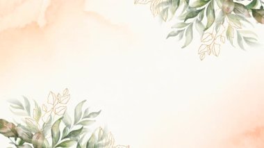 Suluboya çiçek arkaplanı, biraz zarafet.