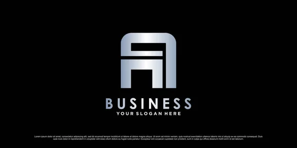Монограмма Дизайн Логотипа Начальная Буква Бизнеса Лично Творческой Концепцией Premium — стоковый вектор