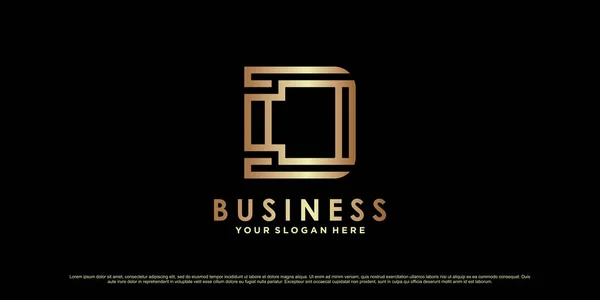 Monograma Logo Design Inicial Letra Para Negócios Pessoal Com Conceito —  Vetores de Stock
