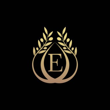 Zeytinyağı logosu ilk harf E ve yaratıcı konseptle birleştirildi