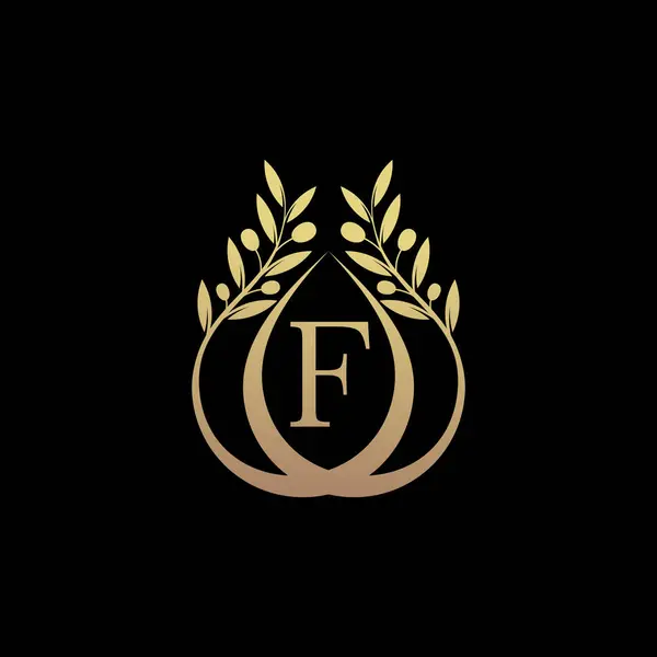 Zeytinyağı logosu ilk harf F ve yaratıcı konsept ile birleştirildi