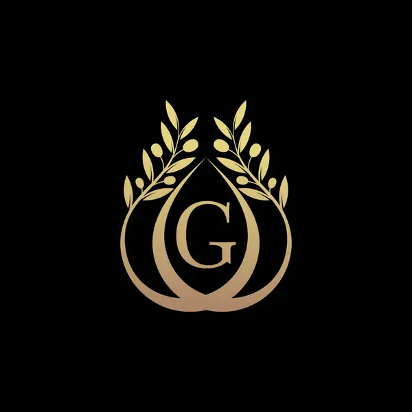 Zeytinyağı logosu ilk harf G ve yaratıcı konsept ile birleştirildi