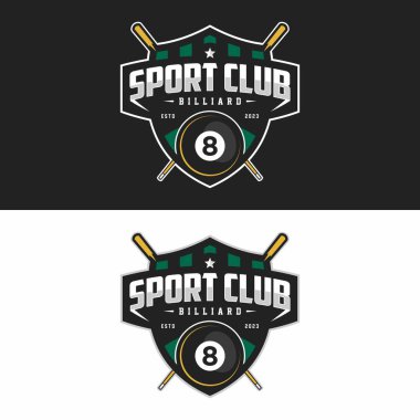 Bilardo Takım Logosu Turnuva Şablonu